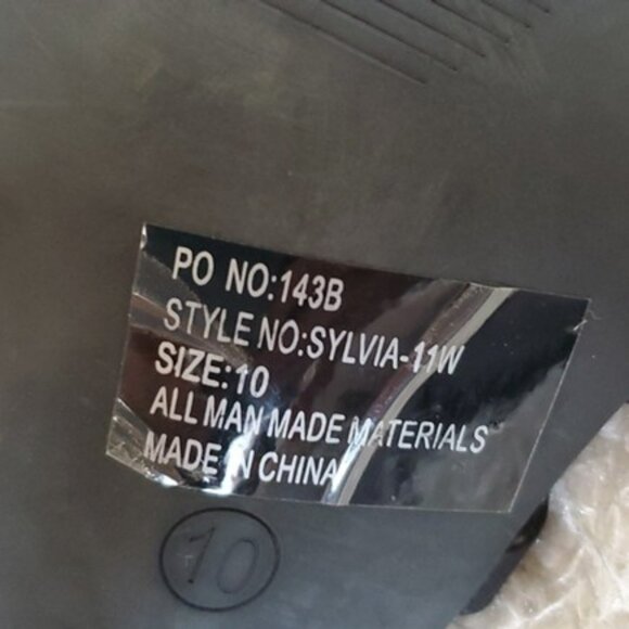 Breckelle's Spiked High Heels Black Size 10 Cut Out Ankle Buckle Prom Cocktail - Picture 10 of 16